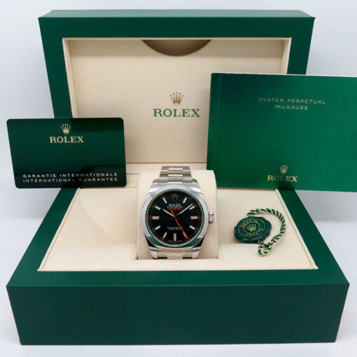 Rolex 116400GV Milgauss with Black Dial (New Old Stock) - Image 2