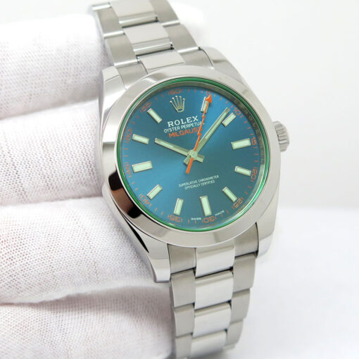 Rolex 116400GV Milgauss with Blue Dial