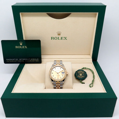 Rolex 278273 Datejust 18K/SS with Champagne Diamond Dial on Jubilee - Image 2