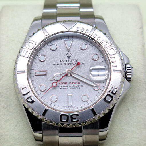 Rolex 168622 Yachtmaster 35mm with Platinum Dial - Image 3