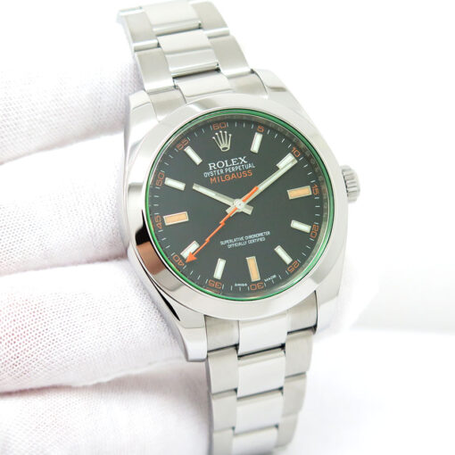 Rolex 116400GV Milgauss with Black Dial