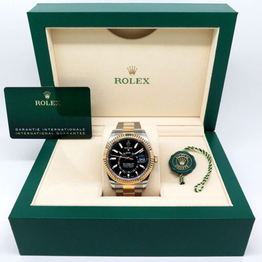 Rolex 326933 Skydweller 18K/SS with Black Dial on Oyster - Image 2