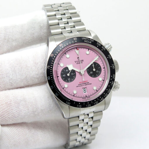 Tudor 79360N Black Bay Chronograph with Pink Dial