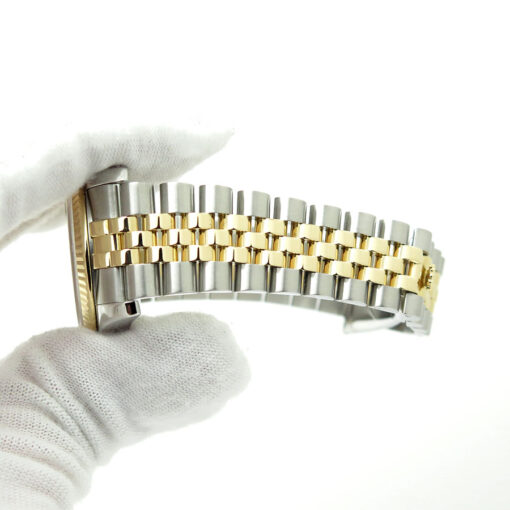 Rolex 116233 Datejust 18K/SS with Champagne Stick Dial on Jubilee - Image 9