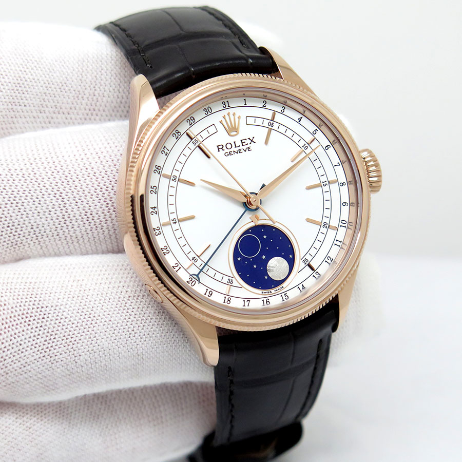 Rolex 50535 Cellini Moonphase 18K Rose Gold