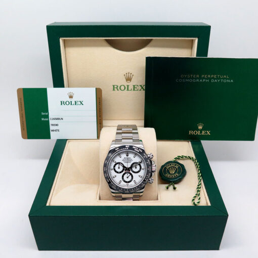 Rolex 116500LN Cosmograph Daytona with White Dial - Image 2