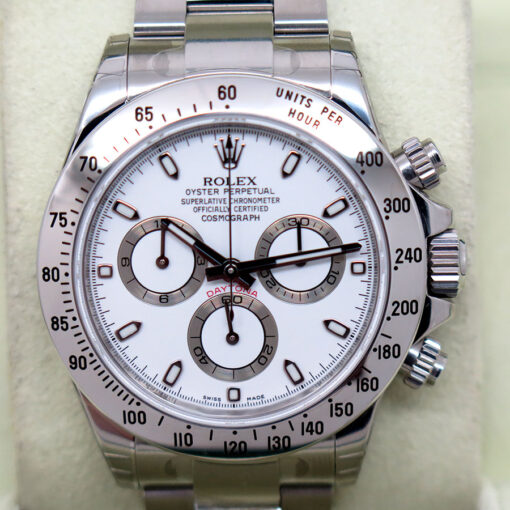 Rolex 116520 Cosmograph Daytona with White Dial (New Old Stock) - Image 4