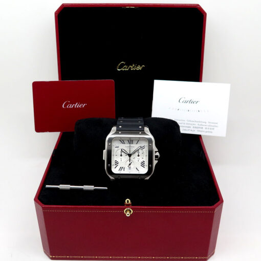 Cartier WSSA0017 Santos de Cartier Chronograph ADLC - Image 2