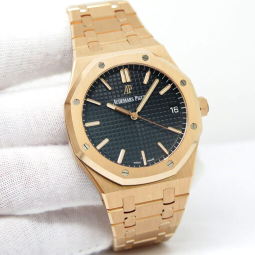 Audemars Piguet 15500OR Royal Oak 18K Rose Gold with Black Dial