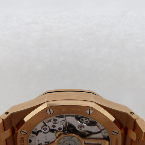 Audemars Piguet 15500OR Royal Oak 18K Rose Gold with Black Dial - Image 6