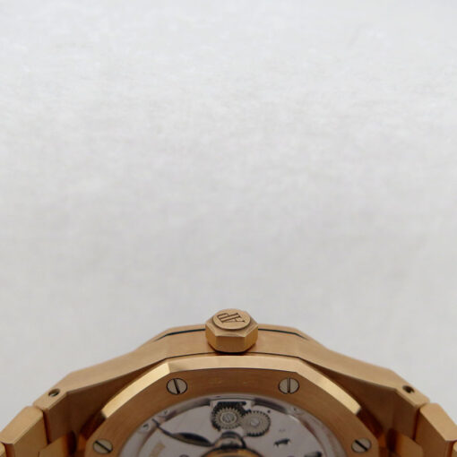 Audemars Piguet 15500OR Royal Oak 18K Rose Gold with Black Dial - Image 5