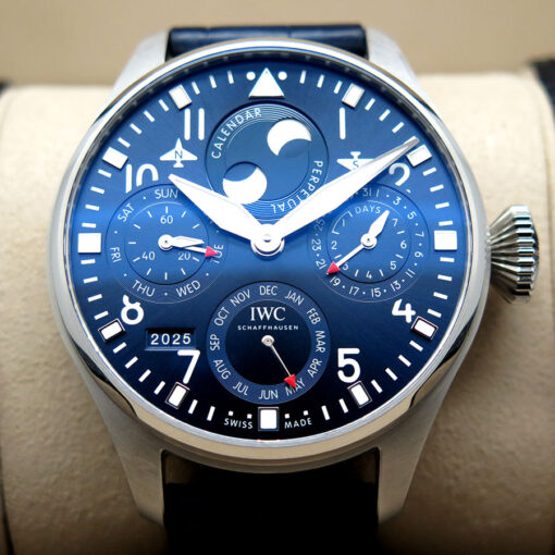 IWC IW5036 Big Pilot’s Watch Perpetual Calendar with Blue Dial - Image 3