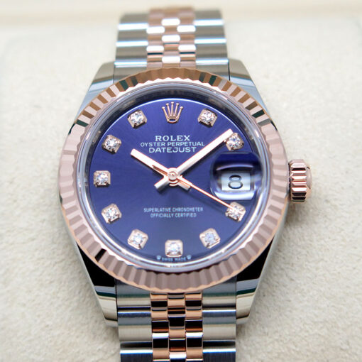 Rolex 279171 Datejust 18K/SS with Aubergine Diamond Dial on Jubilee - Image 3