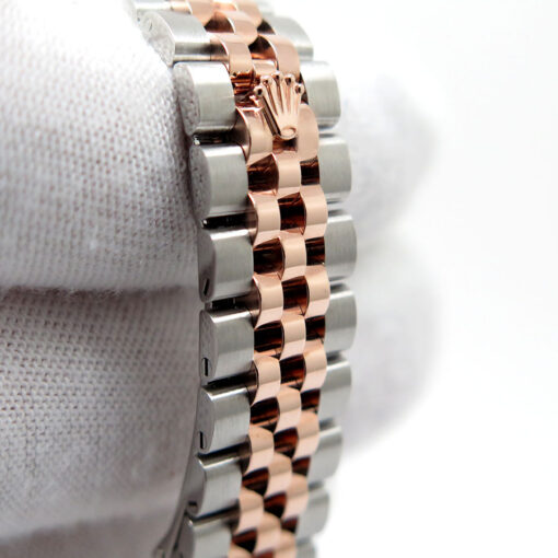 Rolex 279171 Datejust 18K/SS with Aubergine Diamond Dial on Jubilee - Image 7