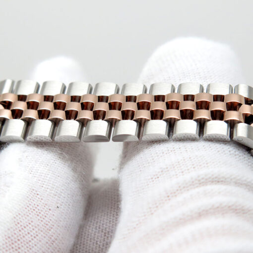 Rolex 279171 Datejust 18K/SS with Aubergine Diamond Dial on Jubilee - Image 6