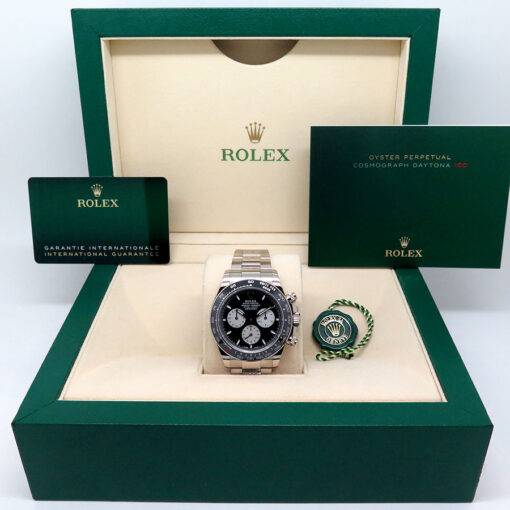 Rolex 126529LN Cosmograph Daytona Le Mans 18K White Gold with Black Dial (New Model) - Image 2