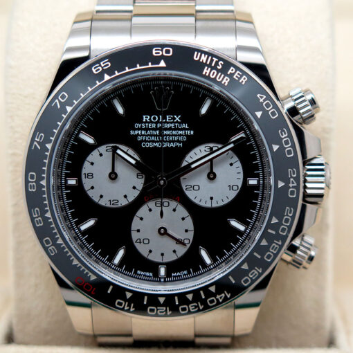 Rolex 126529LN Cosmograph Daytona Le Mans 18K White Gold with Black Dial (New Model) - Image 4