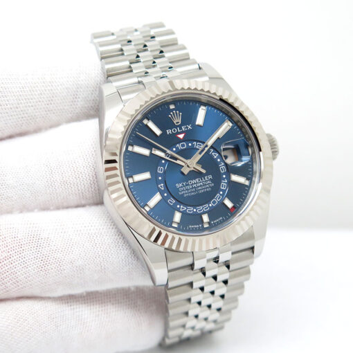 Rolex 336934 Skydweller with Blue Dial on Jubilee