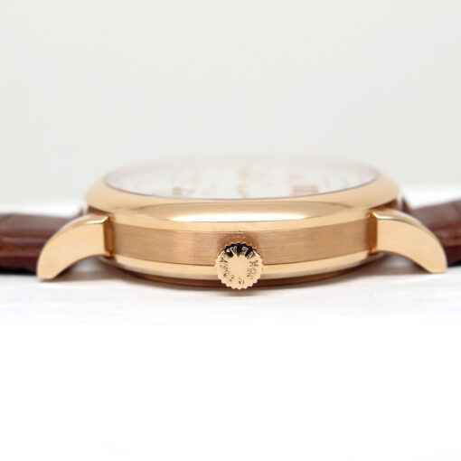 A. Lange & Sohne 136.032 Lange 1 Time Zone 18K Rose Gold with Silver Dial - Image 5