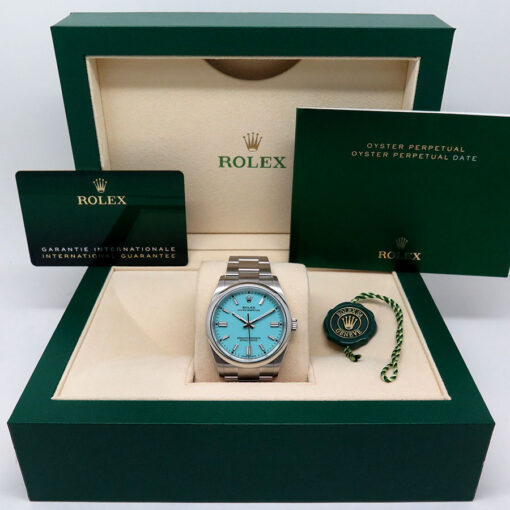 Rolex 126000 Oyster Perpetual with Turquoise Dial - Image 2