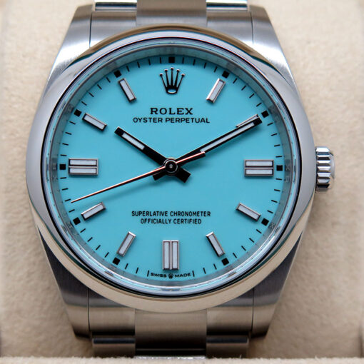 Rolex 126000 Oyster Perpetual with Turquoise Dial - Image 3