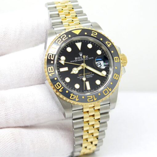 Rolex 126713GRNR GMT Master II 18K/SS on Jubilee