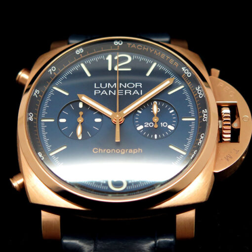 Panerai PAM 1111 Luminor Chronograph Goldtech Blu Notte - Image 3