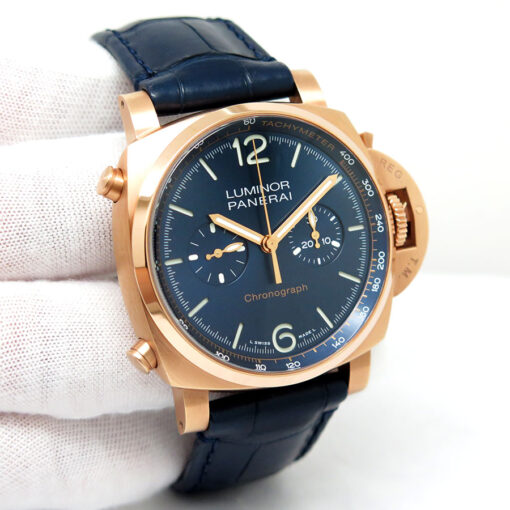 Panerai PAM 1111 Luminor Chronograph Goldtech Blu Notte