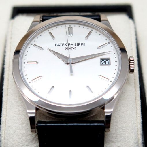 Patek Philippe 5296G Calatrava 18K White Gold with Silver Dial - Image 3