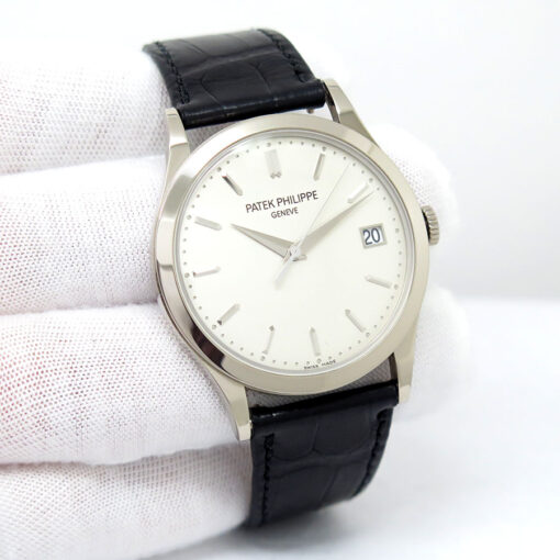 Patek Philippe 5296G Calatrava 18K White Gold with Silver Dial