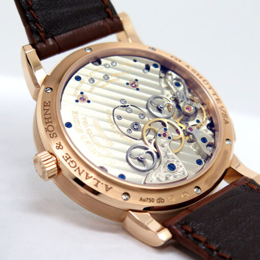 A. Lange & Sohne 136.032 Lange 1 Time Zone 18K Rose Gold with Silver Dial - Image 4