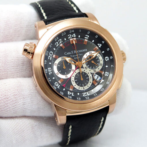 Carl F. Bucherer Patravi TravelTec GMT Chronograph 18K Rose Gold