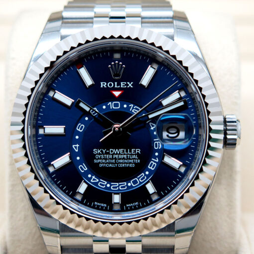 Rolex 326934 Skydweller with Blue Dial on Jubilee (New Old Stock) - Image 3