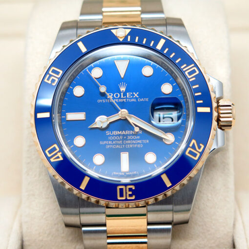 Rolex 116613LB Submariner 18K/SS Blue Dial - Image 3