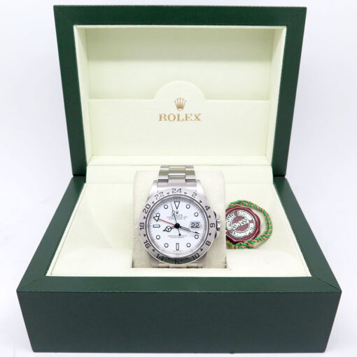 Rolex 16570 Explorer II with White Dial - Image 2