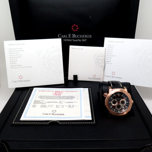 Alternative view of Carl F. Bucherer Patravi TravelTec GMT Chronograph 18K Rose Gold