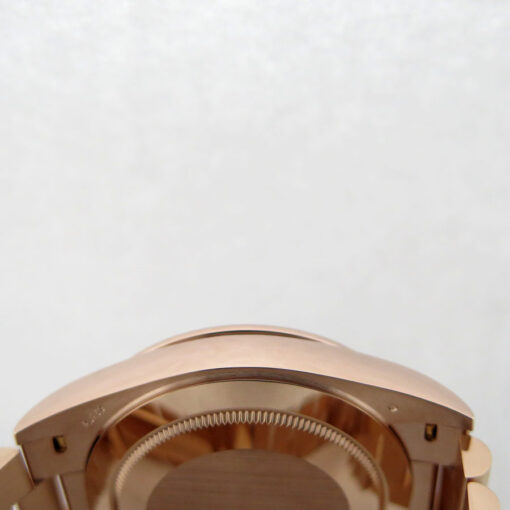 Rolex 228345RBR Day Date 40 18K Rose Gold with Chocolate Diamond Baguette Dial - Image 5