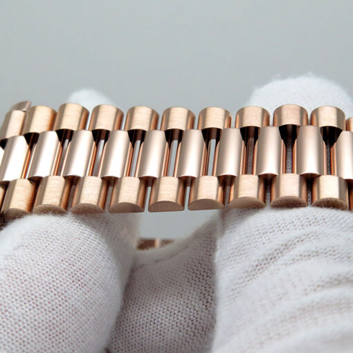 Rolex 228345RBR Day Date 40 18K Rose Gold with Chocolate Diamond Baguette Dial - Image 7