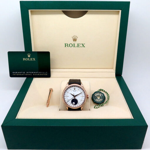 Rolex 50535 Cellini Moonphase 18K Rose Gold - Image 2