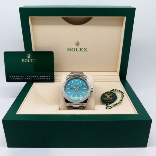 Rolex 116400GV Milgauss with Blue Dial - Image 2