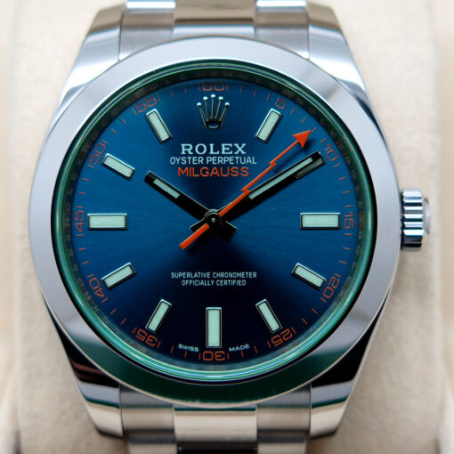 Rolex 116400GV Milgauss with Blue Dial - Image 3