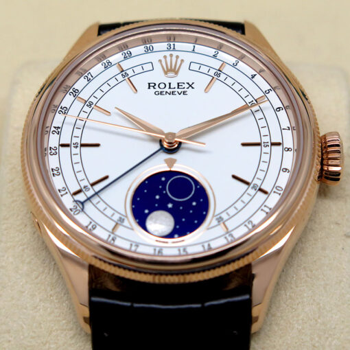 Rolex 50535 Cellini Moonphase 18K Rose Gold - Image 3
