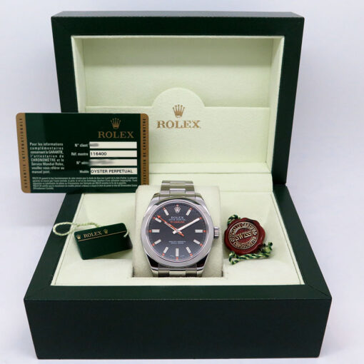 Rolex 116400 Milgauss with Black Dial - Image 2