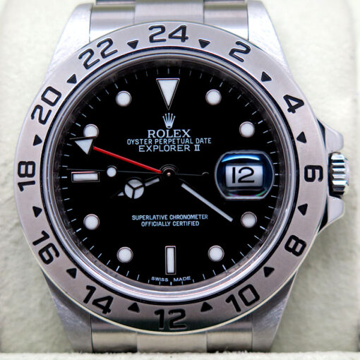 Rolex 16570 Explorer II with Black Dial and 3186 Movement - Image 3