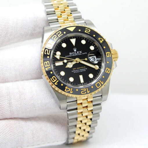 Rolex 126713GRNR GMT Master II 18K/SS on Jubilee