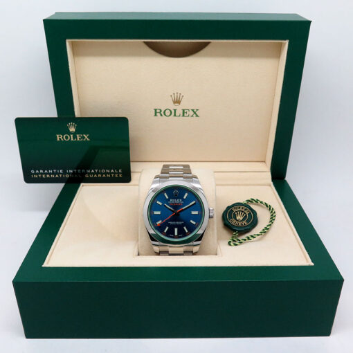 Rolex 116400GV Milgauss with Blue Dial - Image 2