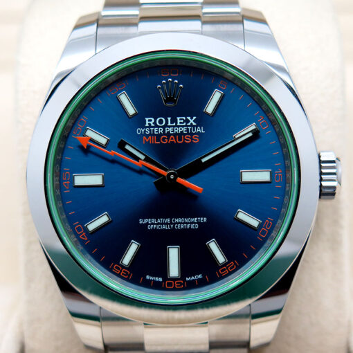 Rolex 116400GV Milgauss with Blue Dial - Image 3