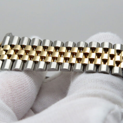 Rolex 126333 Datejust 41 18K/SS with Champagne Diamond Dial on Jubilee - Image 6
