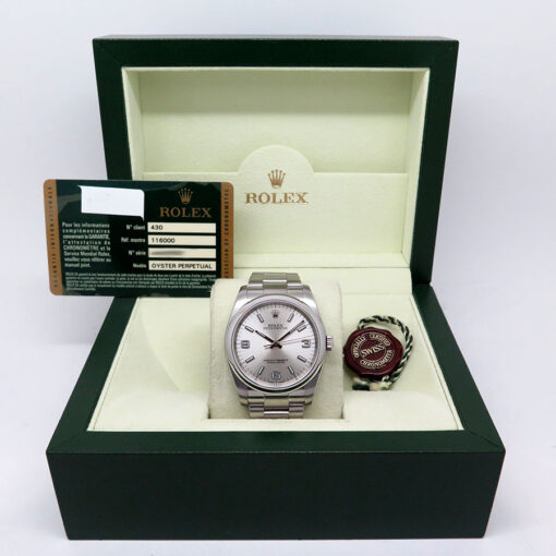 Rolex 116000 Oyster Perpetual with Steel Arabic Dial - Image 2