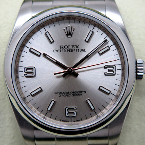 Rolex 116000 Oyster Perpetual with Steel Arabic Dial - Image 3